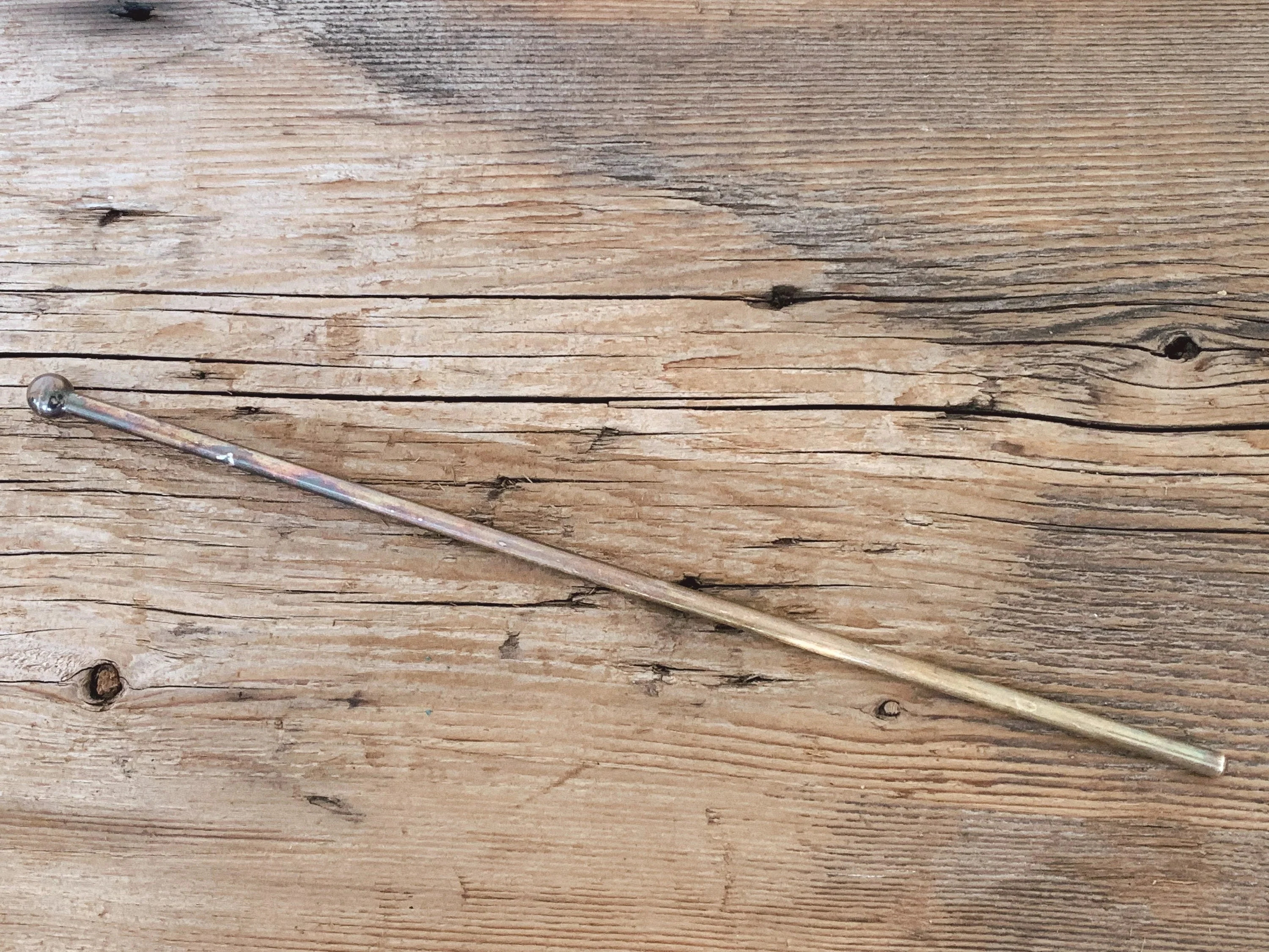 Vintage Silver Plated and Stainless Steel Cocktail Stirrer | SOLD SEPERATELY | Bar Accessory Tool | Gift for Him | Cocktail Swizzle Sticks - Image 8